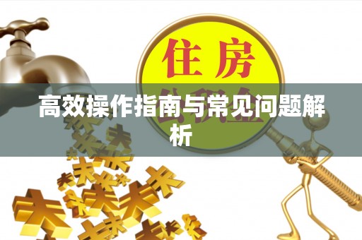 顺义高效操作指南与常见问题解析