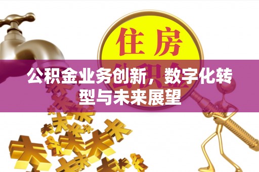 顺义公积金业务创新，数字化转型与未来展望